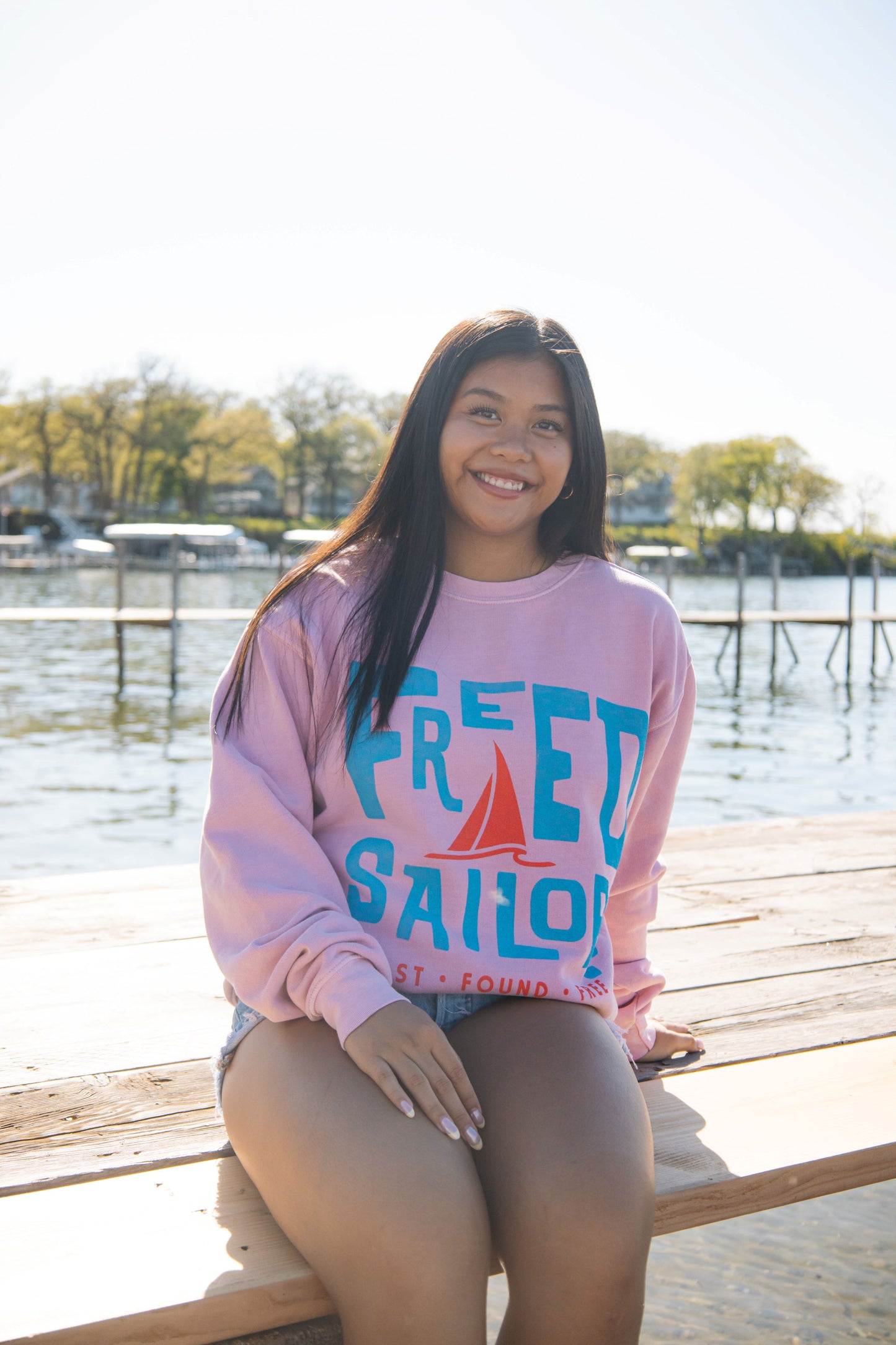 Abstract Letters Crewneck