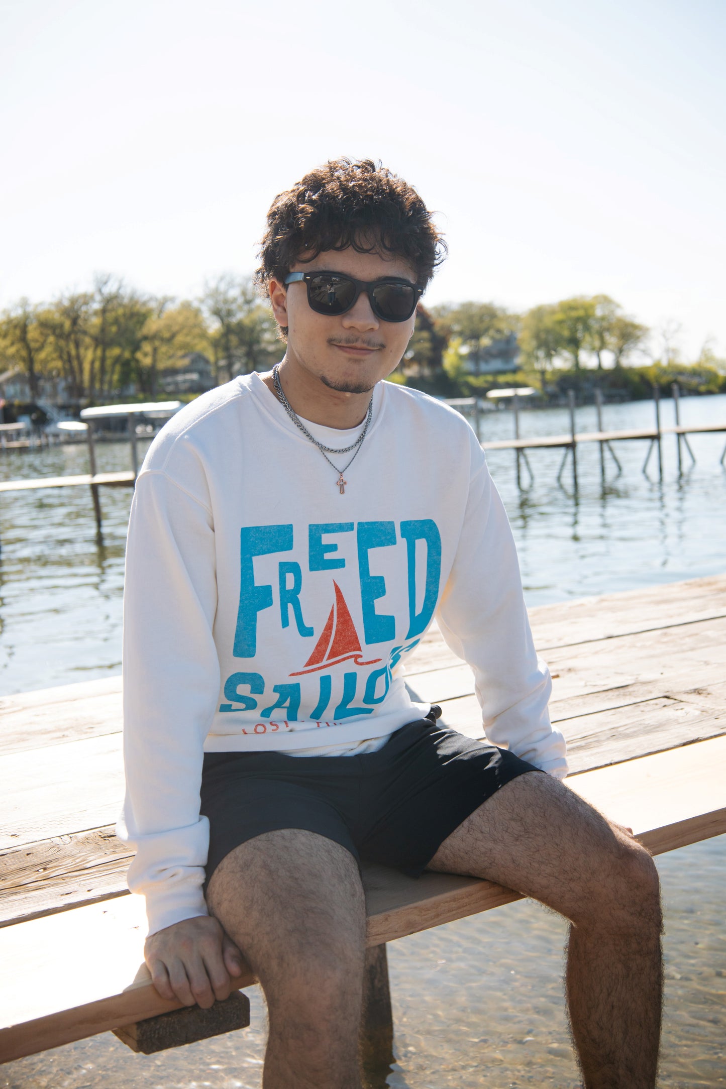 Abstract Letters Crewneck
