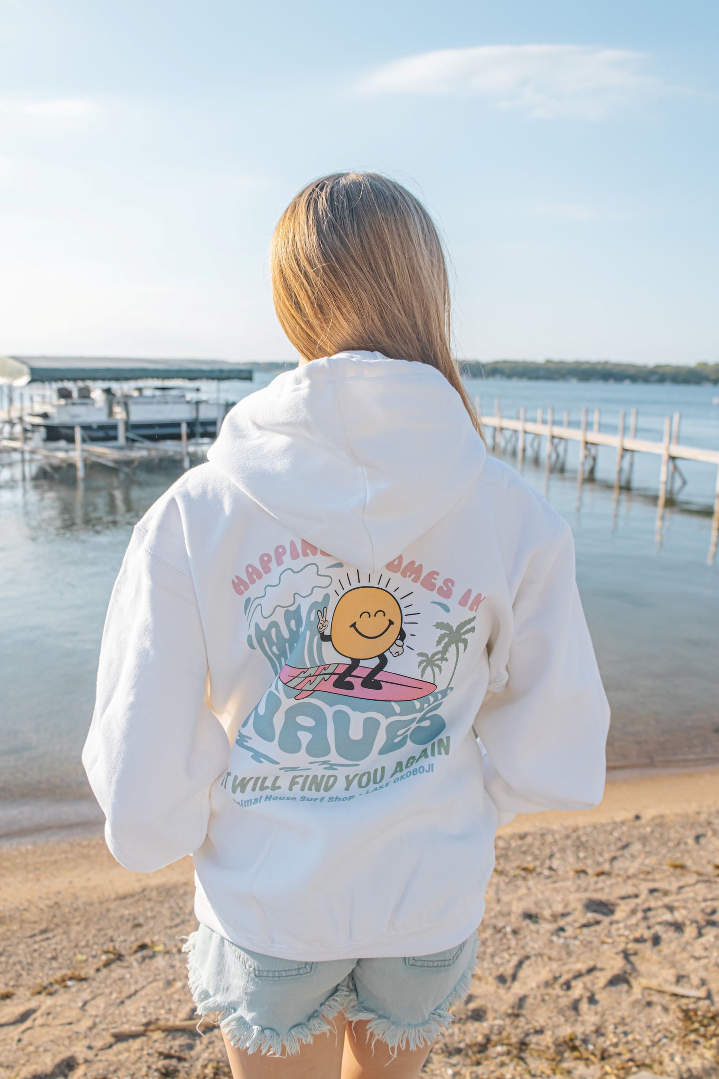 Happy Waves Hoodie